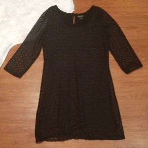 Lucky Brand Medium Little Black Dress Shimmer LBD